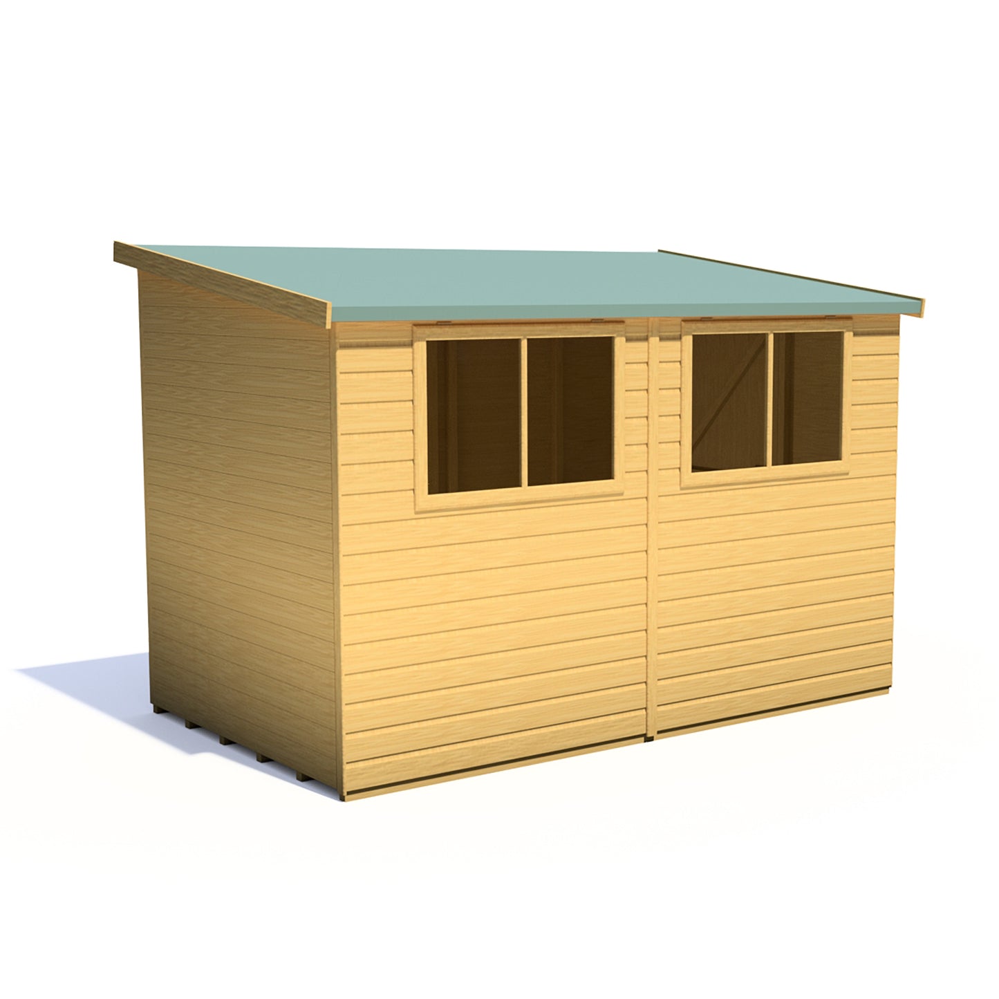 Shire Norfolk 10x6 Single Door Shiplap Style B