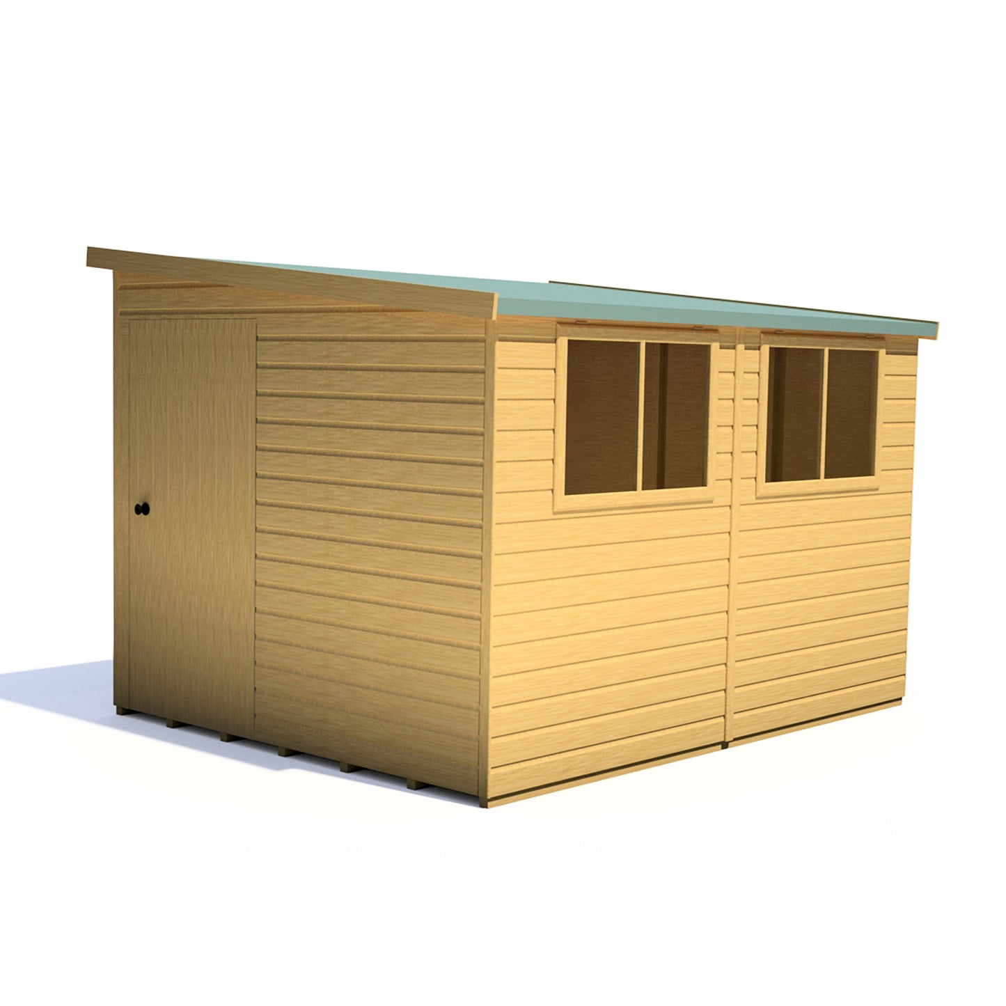 Shire Norfolk 10x8 Single Door Loglap Style A