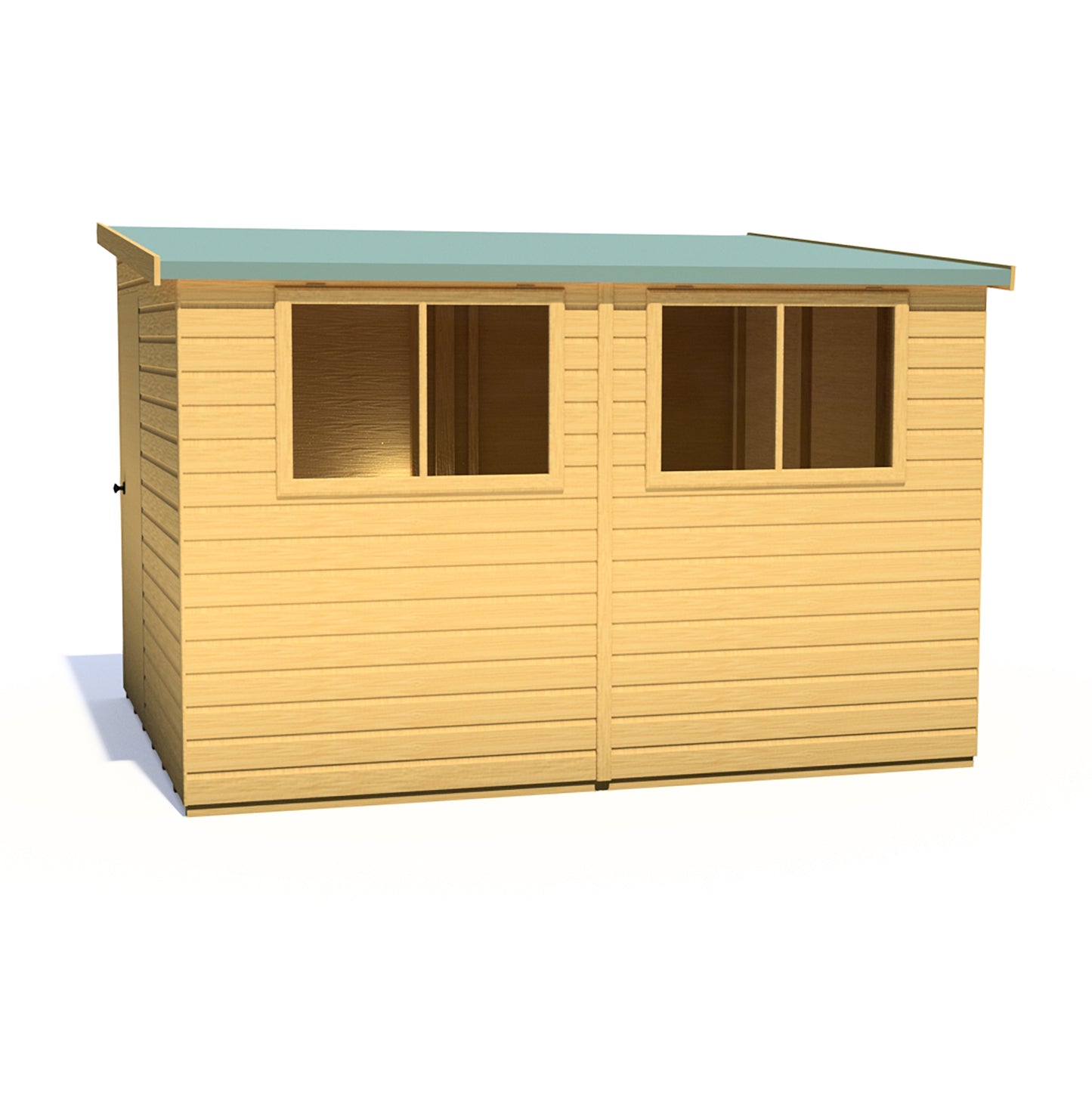Shire Norfolk 10x8 Single Door Loglap Style A
