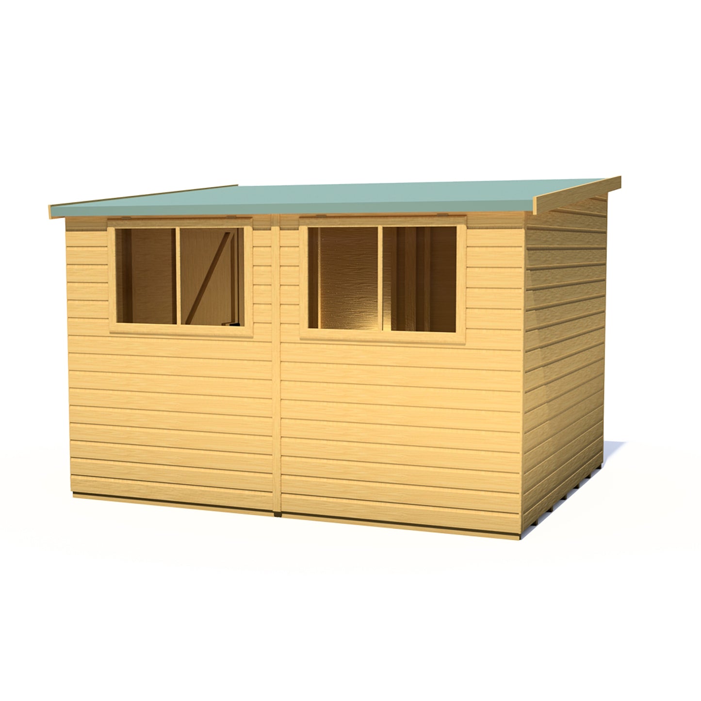 Shire Norfolk 10x8 Single Door Loglap Style A
