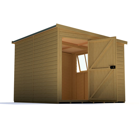 Shire Norfolk 10x8 Single Door Shiplap Style A