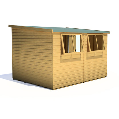 Shire Norfolk 10x8 Single Door Shiplap Style B