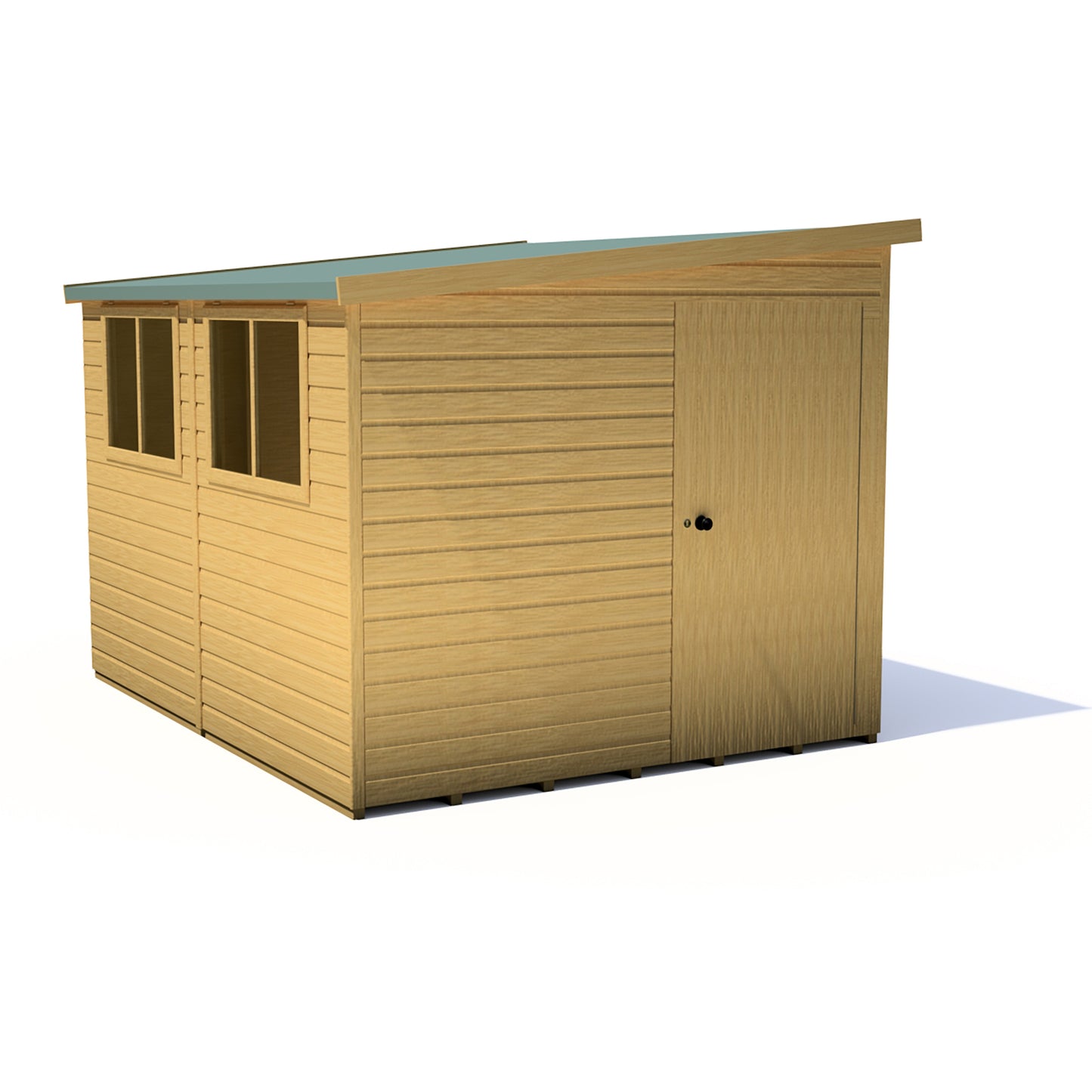 Shire Norfolk 10x8 Single Door Shiplap Style B