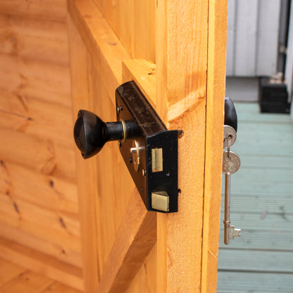 Shire Norfolk 10x8 Single Door Loglap Style A