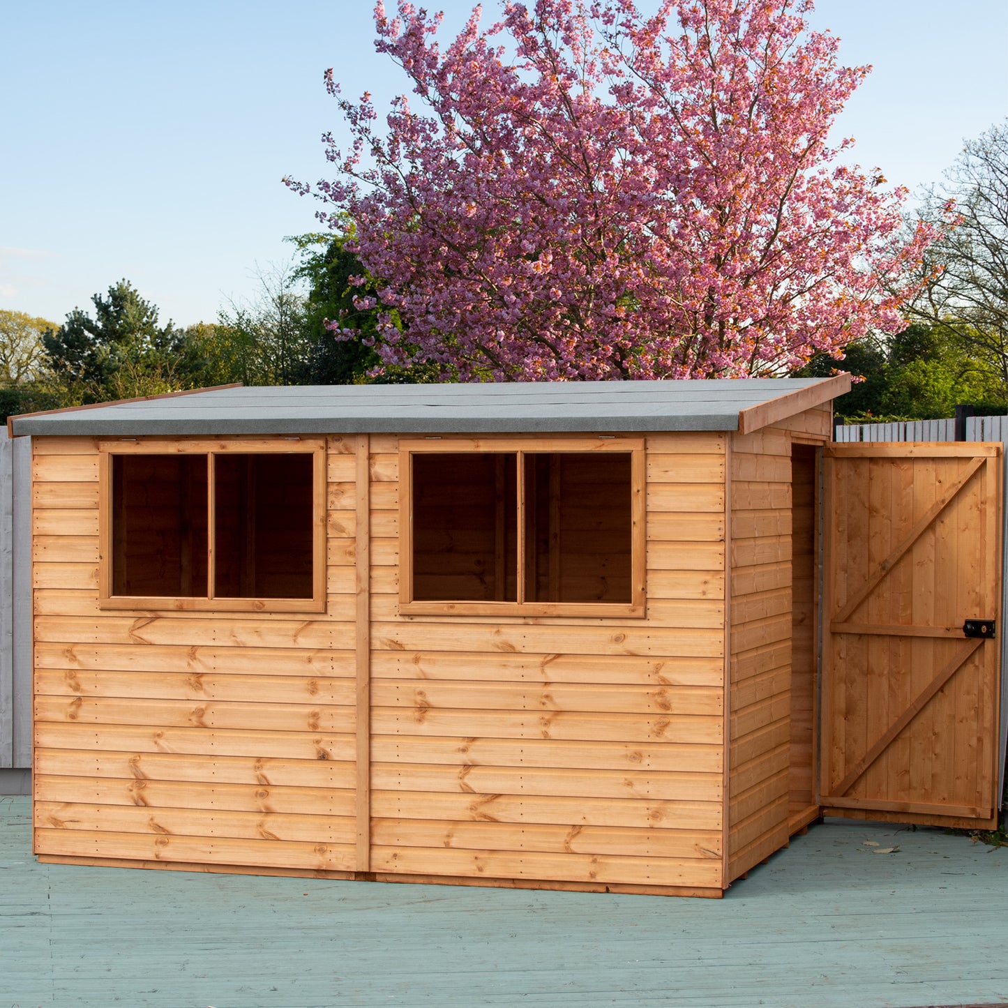 Shire Norfolk 10x8 Single Door Shiplap Style B