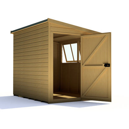 Shire Norfolk 8x6 Single Door Shiplap Style A