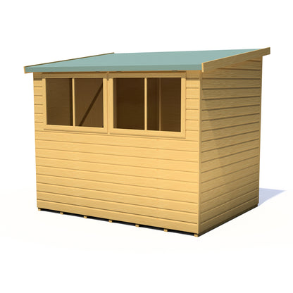 Shire Norfolk 8x6 Single Door Shiplap Style A