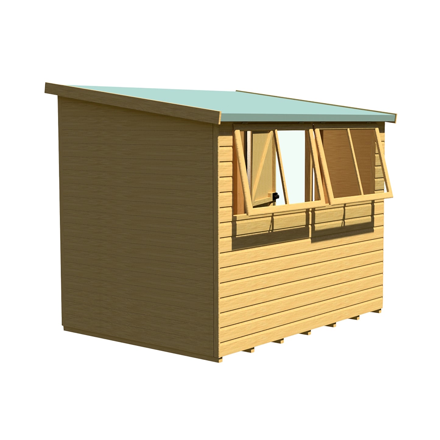 Shire Norfolk 8x6 Single Door Shiplap Style B