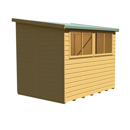 Shire Norfolk 8x6 Single Door Shiplap Style B