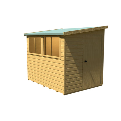 Shire Norfolk 8x6 Single Door Shiplap Style B