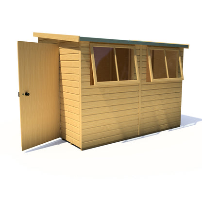 Shire Norfolk 9x6 Single Door Loglap Style A