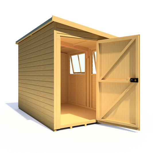 Shire Norfolk 9x6 Single Door Shiplap Style A