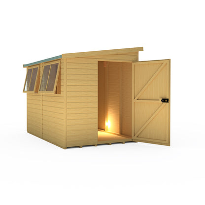 Shire Norfolk 9x6 Single Door Shiplap Style B