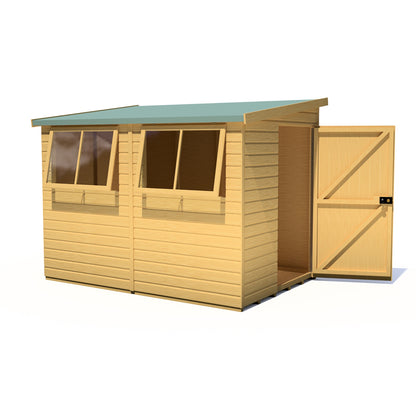 Shire Norfolk 9x6 Single Door Shiplap Style B
