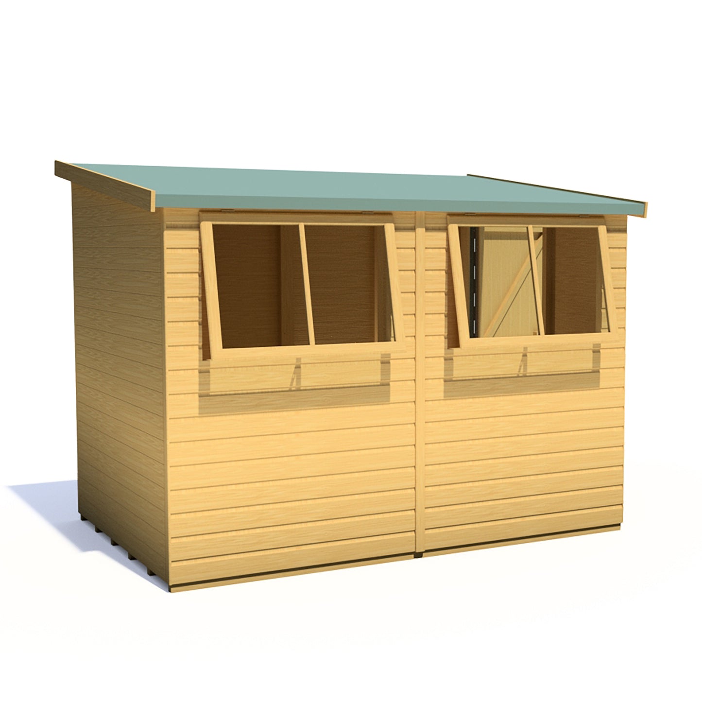 Shire Norfolk 9x6 Single Door Shiplap Style B