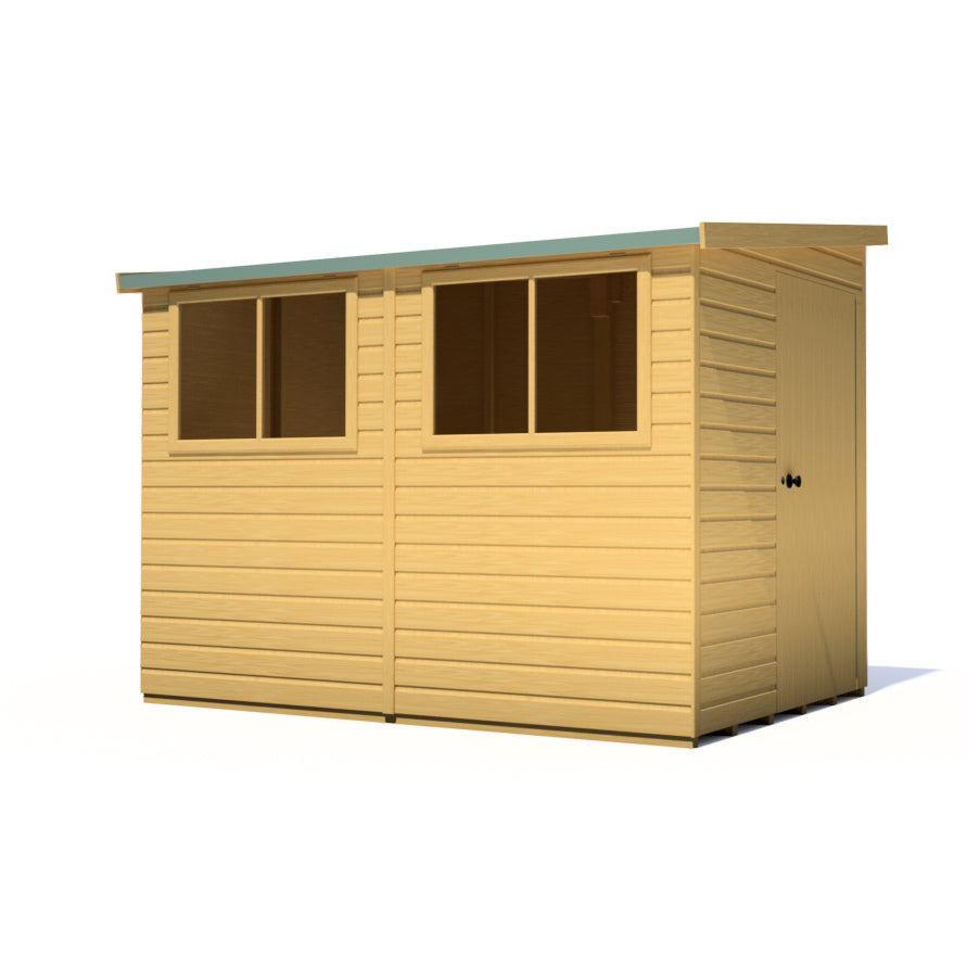 Shire Norfolk 9x6 Single Door Loglap Style B