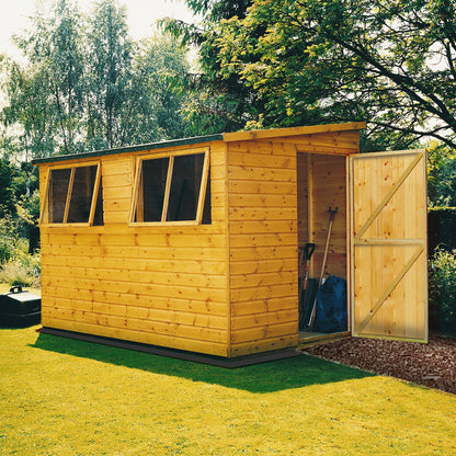 Shire Norfolk 9x6 Single Door Loglap Style B