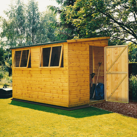 Shire Norfolk 9x6 Single Door Loglap Style B