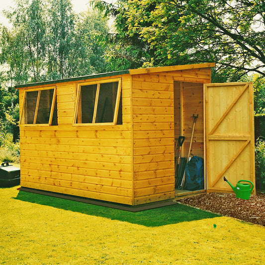 Shire Norfolk 9x6 Single Door Shiplap Style B