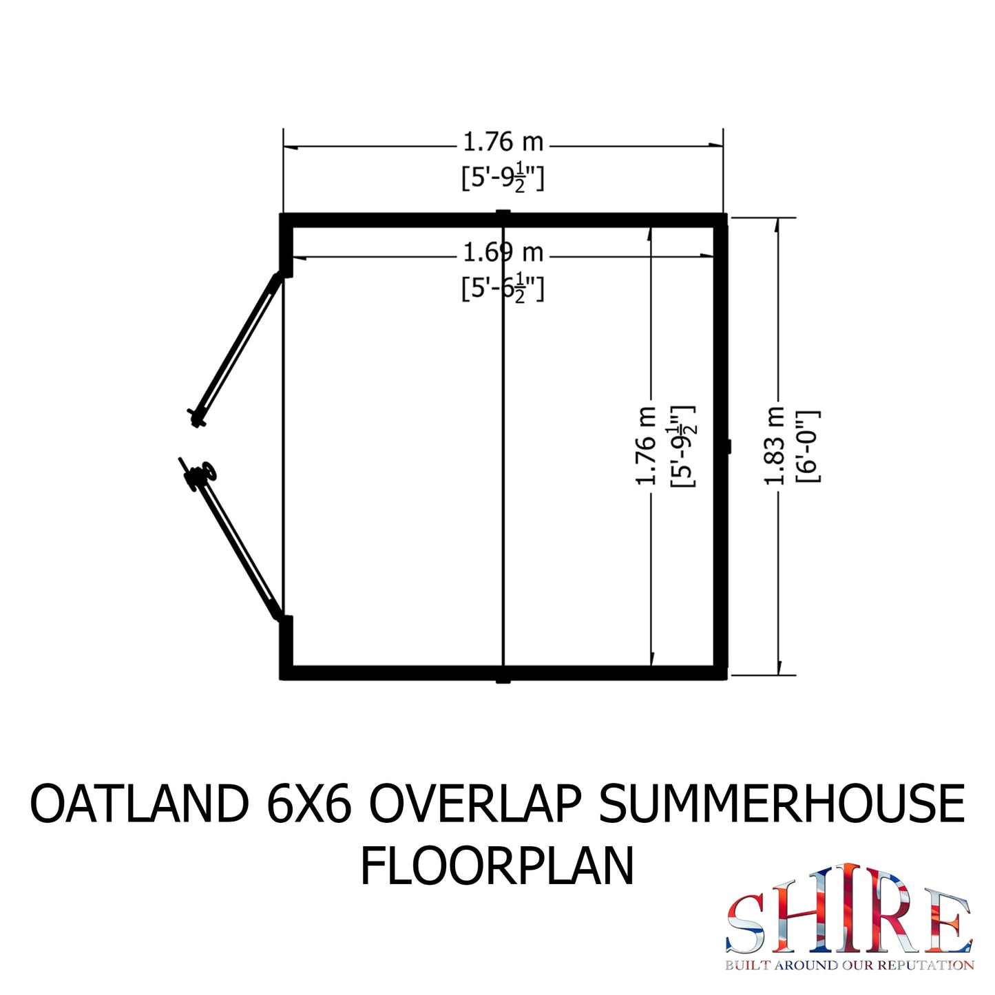 Shire Oatland Overlap 6x6