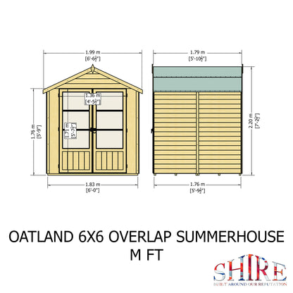 Shire Oatland Overlap 6x6
