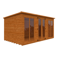 14x8 Pent Full Pane Summerhouse