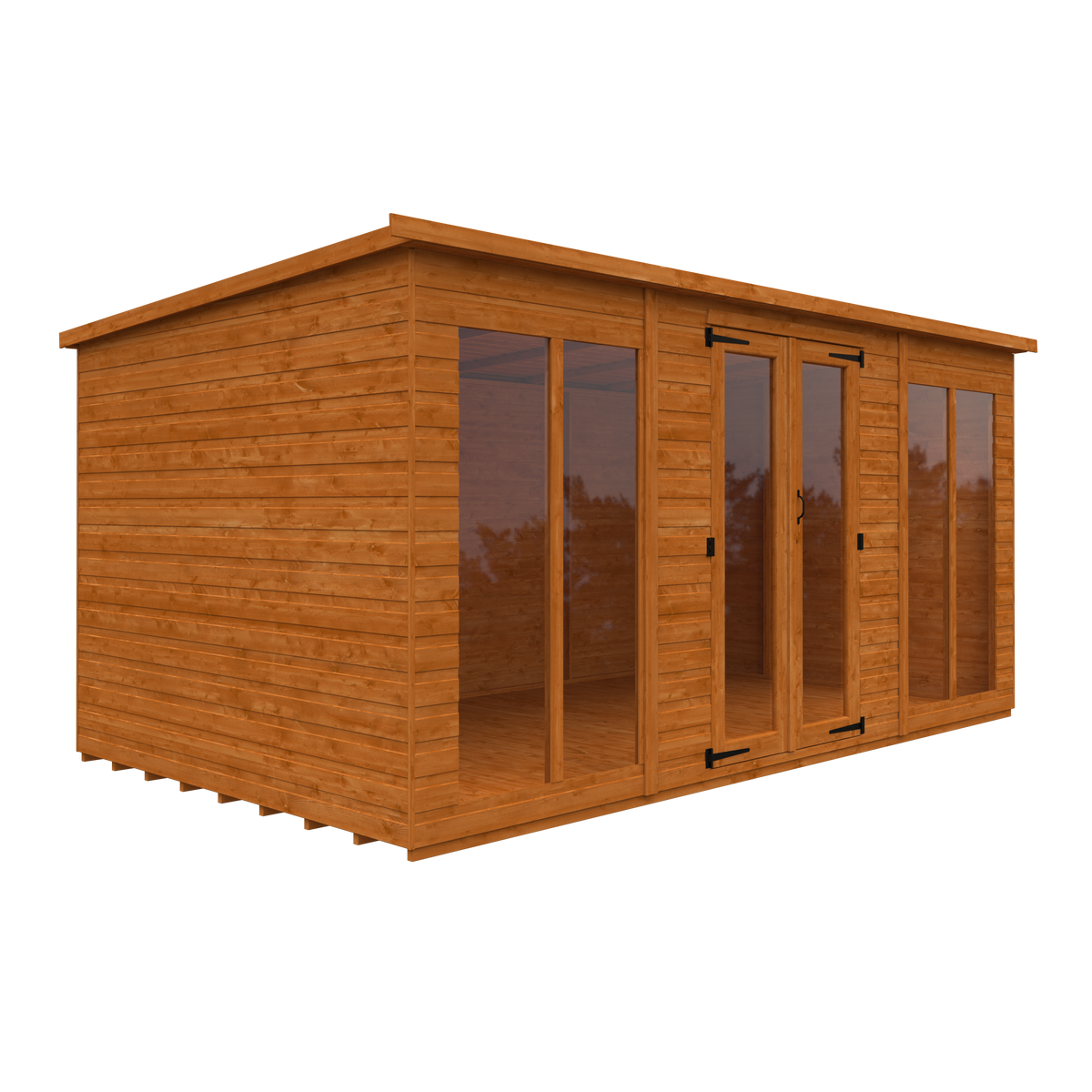 14x8 Pent Full Pane Summerhouse