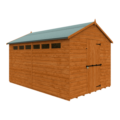 12x8 Security Apex with Slit Wins and Sec Bar