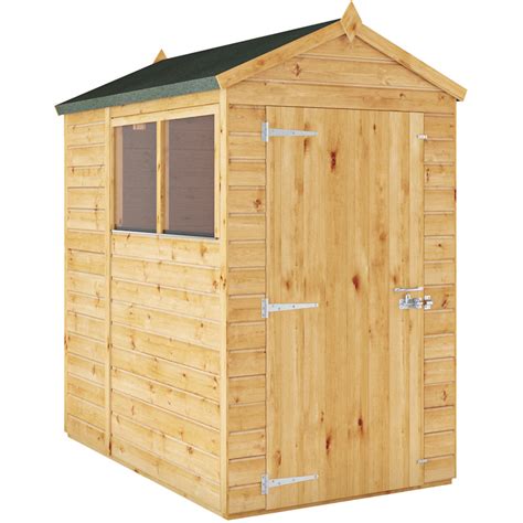 Mercia 10 x 6 Woodsman Shiplap Apex - Glass