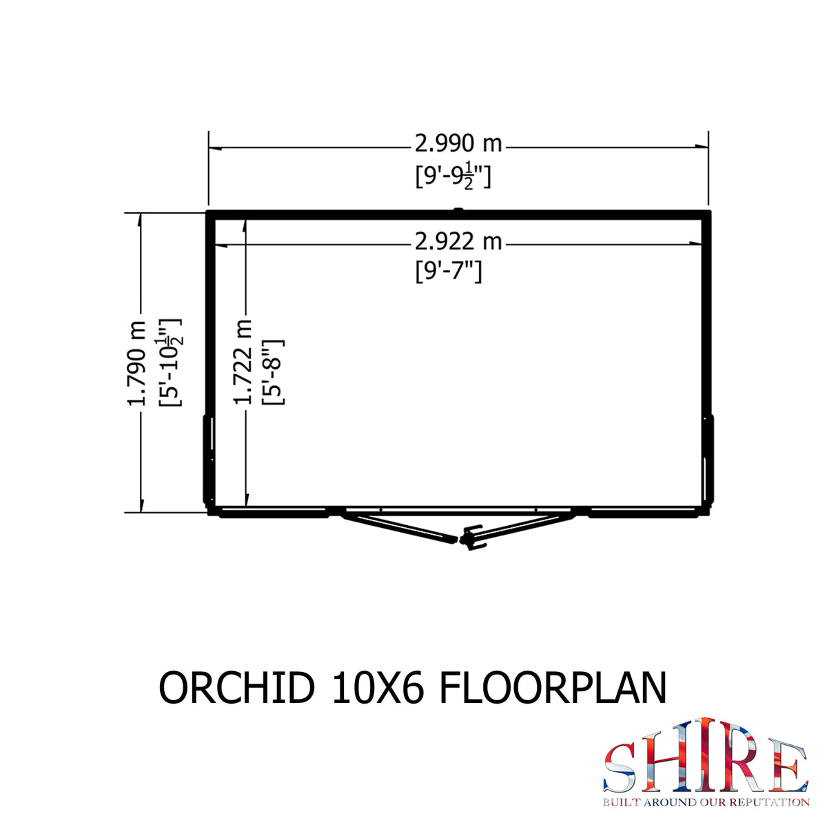 Shire Orchid 10x6 Shiplap