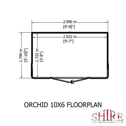 Shire Orchid 10x6 Shiplap
