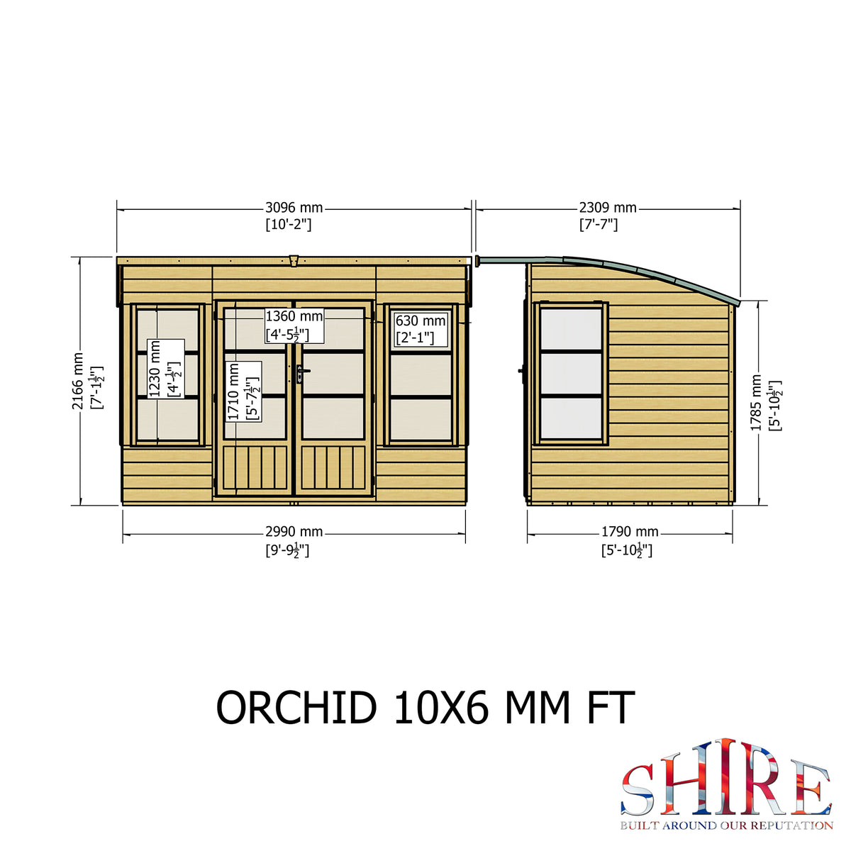 Shire Orchid 10x6 Shiplap