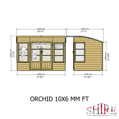 Shire Orchid 10x6 Shiplap