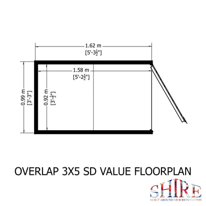 Shire Overlap 3x5 Value