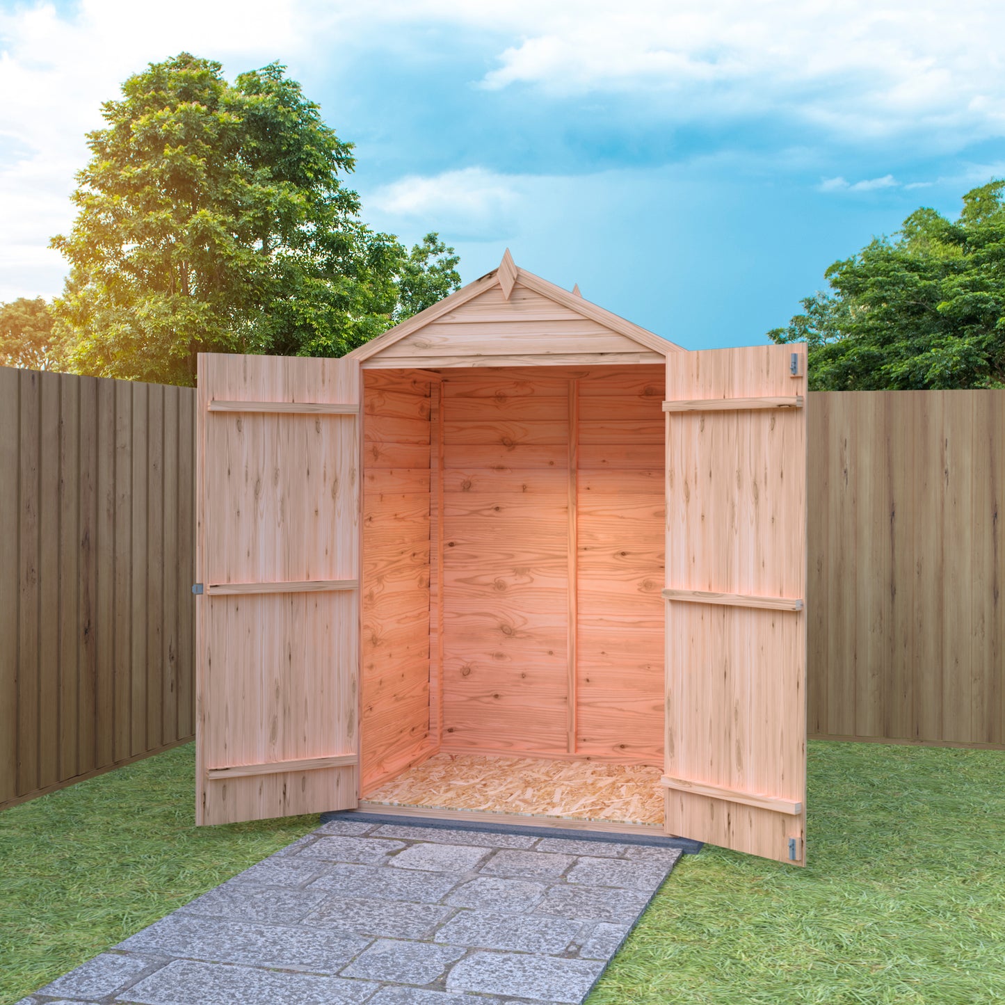 Shire Overlap Double Door 4x3 D/D