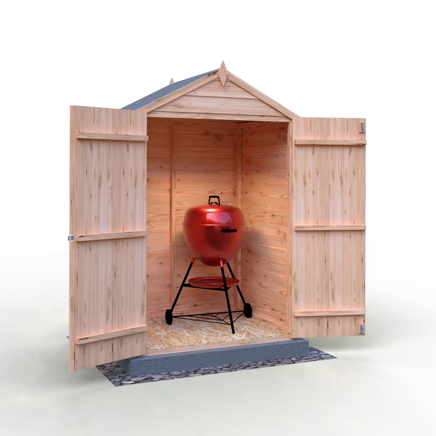 Shire Overlap Double Door 4x3 D/D