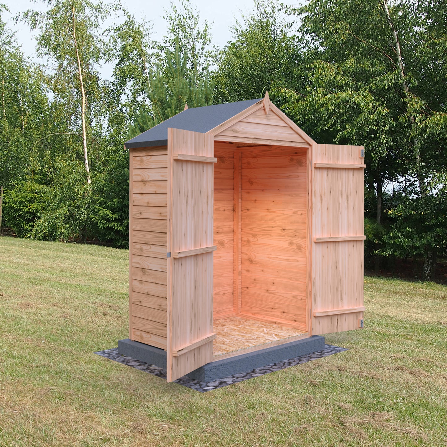Shire Overlap Double Door 4x3 D/D