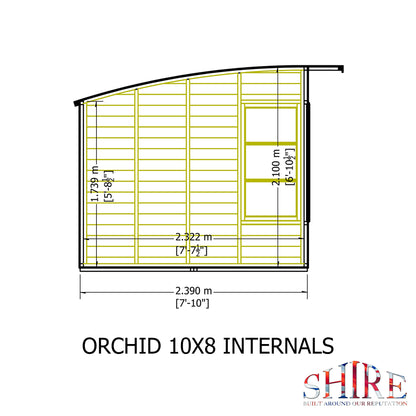 Shire Orchid 10x8 Loglap