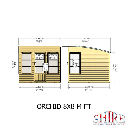 Shire Orchid 8x8 Shiplap