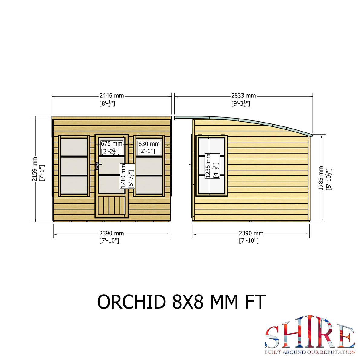Shire Orchid 8x8 Shiplap