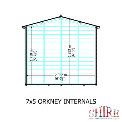 Shire Orkney 7x5 Shiplap