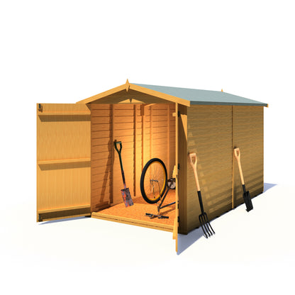 Shire Overlap Double Door No windows 10x6 D/D