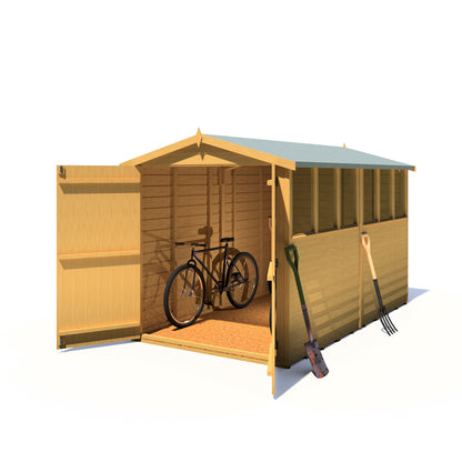 Shire Overlap Double Door Apex 10x6 D/D