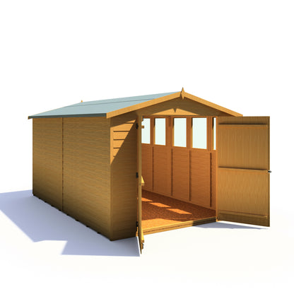 Shire Overlap Double Door 12x8 D/D