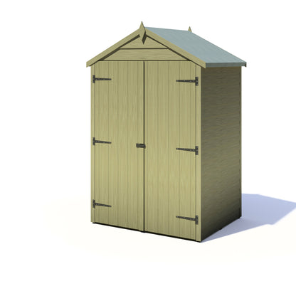 Shire Overlap Pressure Treated 4x3 Double Door
