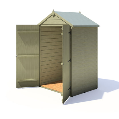 Shire Overlap Pressure Treated 4x3 Double Door