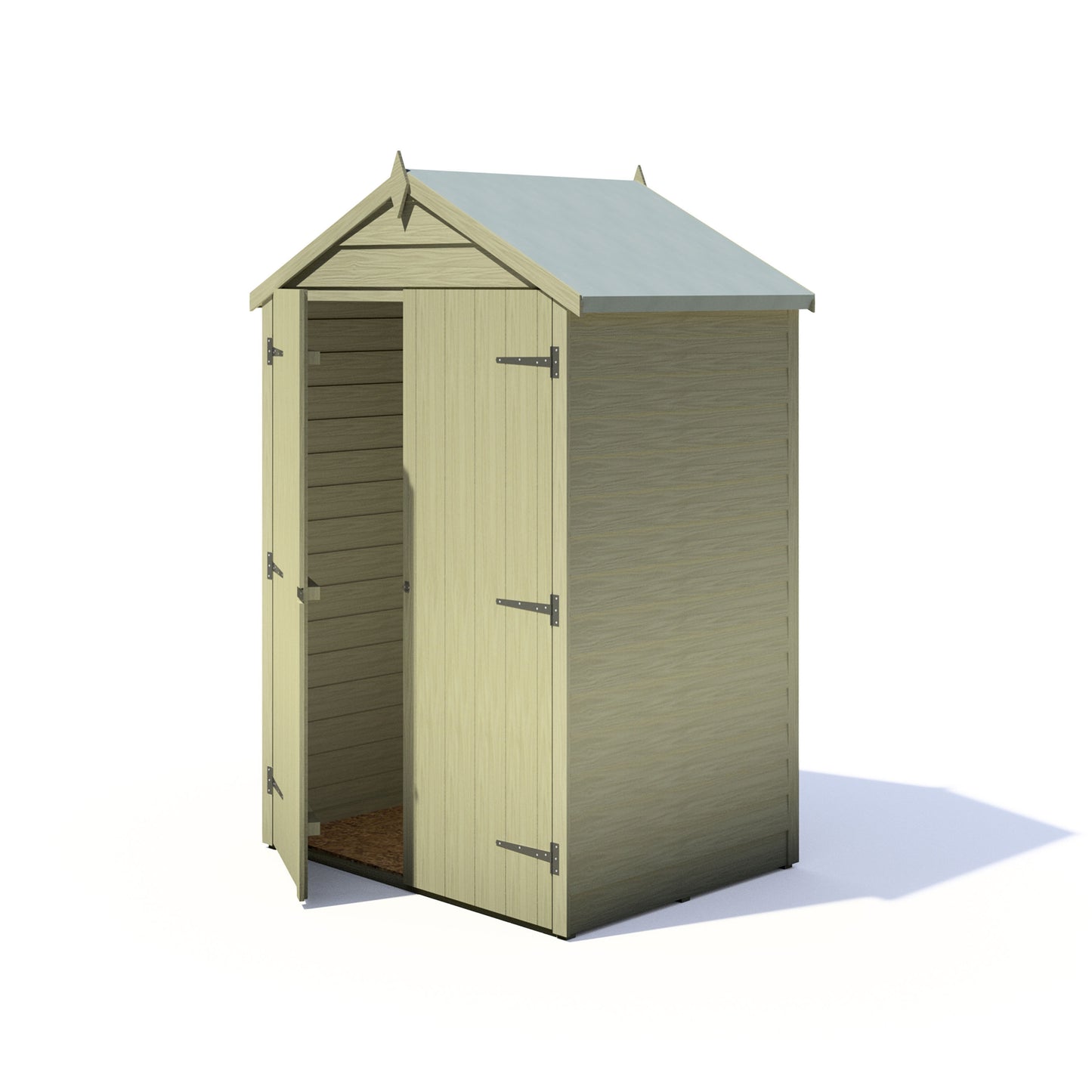 Shire Overlap Pressure Treated 4x3 Double Door