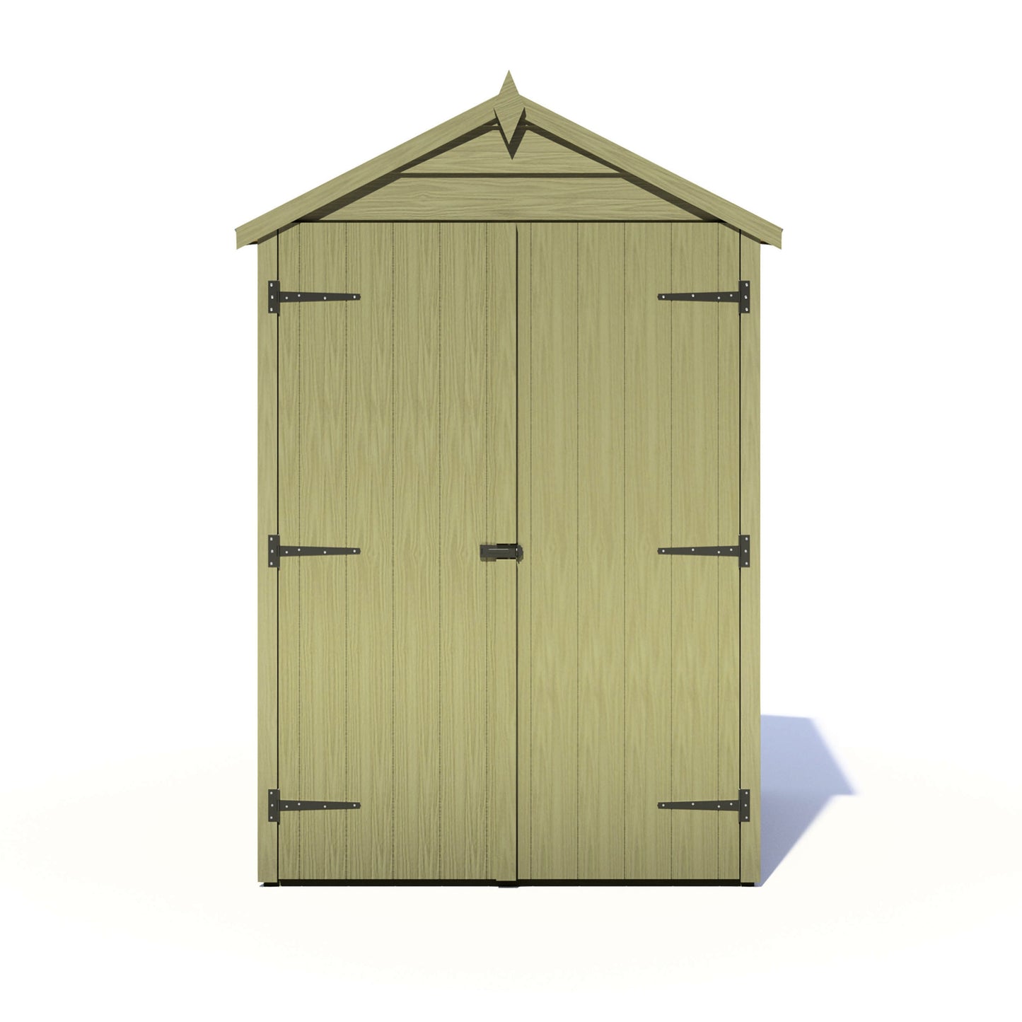 Shire Overlap Pressure Treated 4x3 Double Door