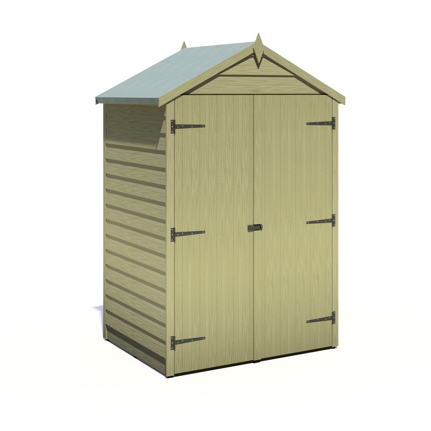 Shire Overlap Pressure Treated 4x3 Double Door