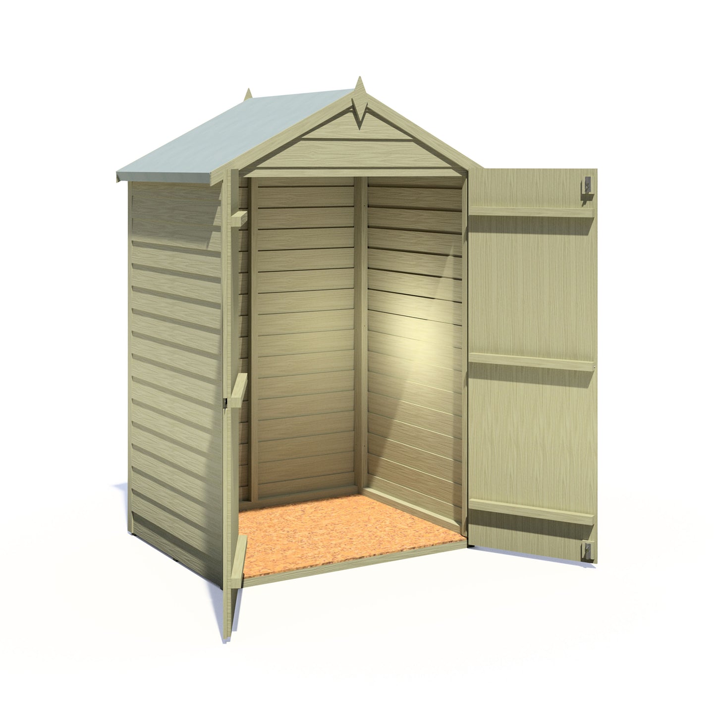 Shire Overlap Pressure Treated 4x3 Double Door